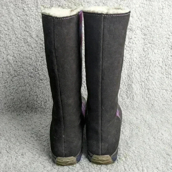 NWOT ! SOREL Winter FLAT WOMEN boots size 7 Plaid Purple And Brown - Picture 5 of 7